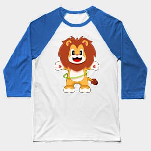 Lion Fitness Gymnastics Sports Baseball T-Shirt